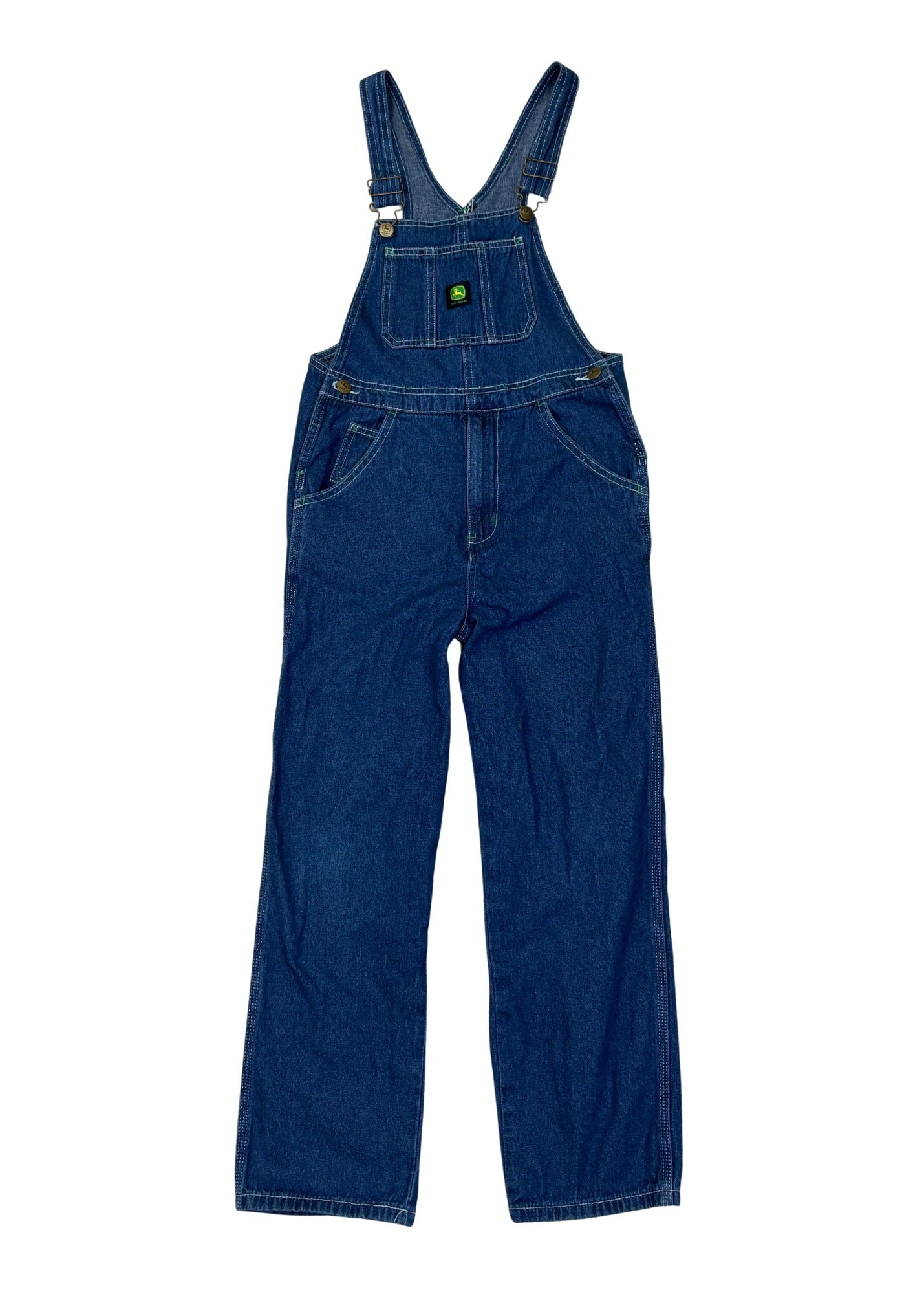 Pre-loved John Deere Denim Overalls - Size XS