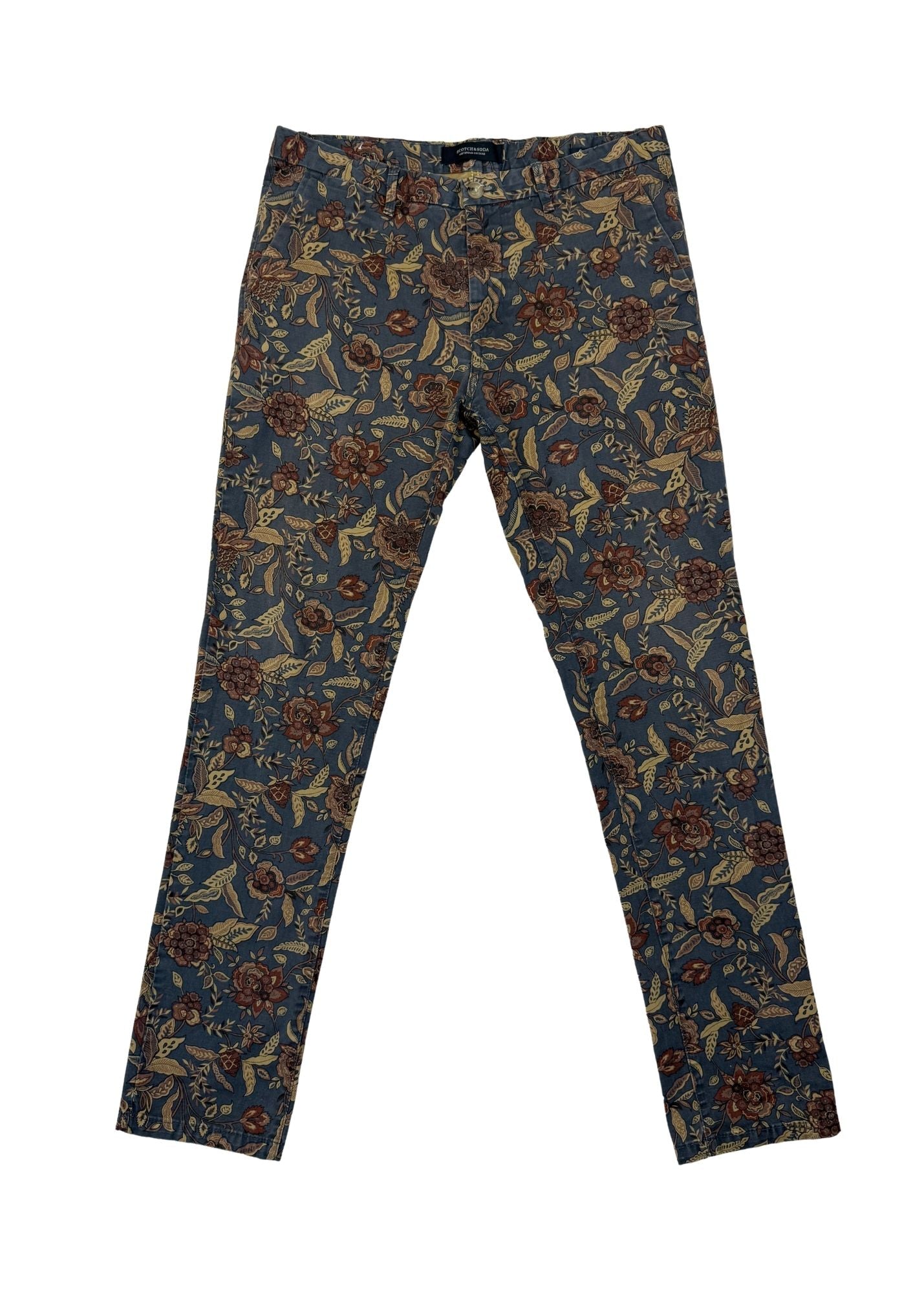 Pre-loved Scotch & Soda Stuart Floral Trouser - Size 32/34