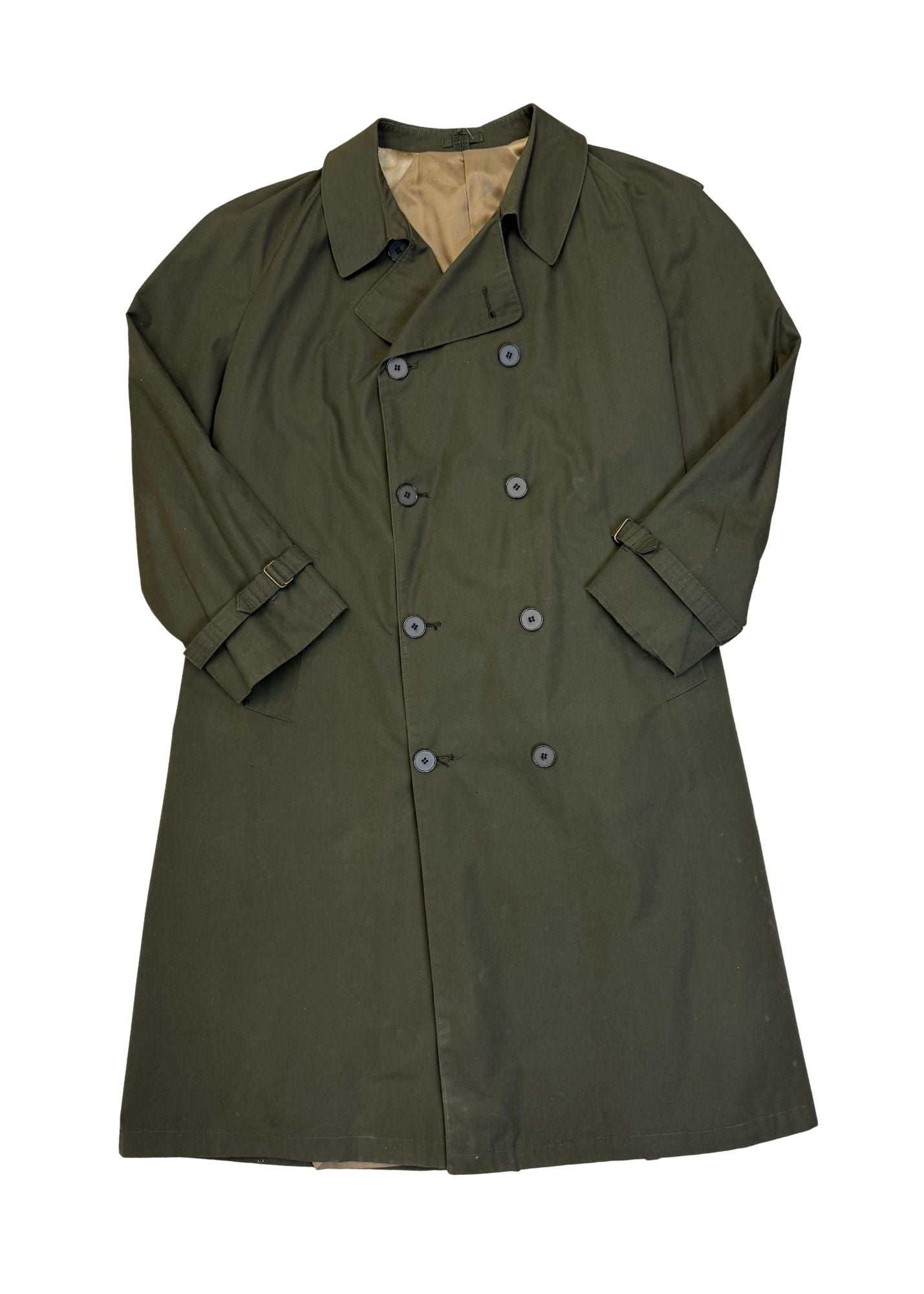 Pre-loved Dark Green Trench Coat - Size L