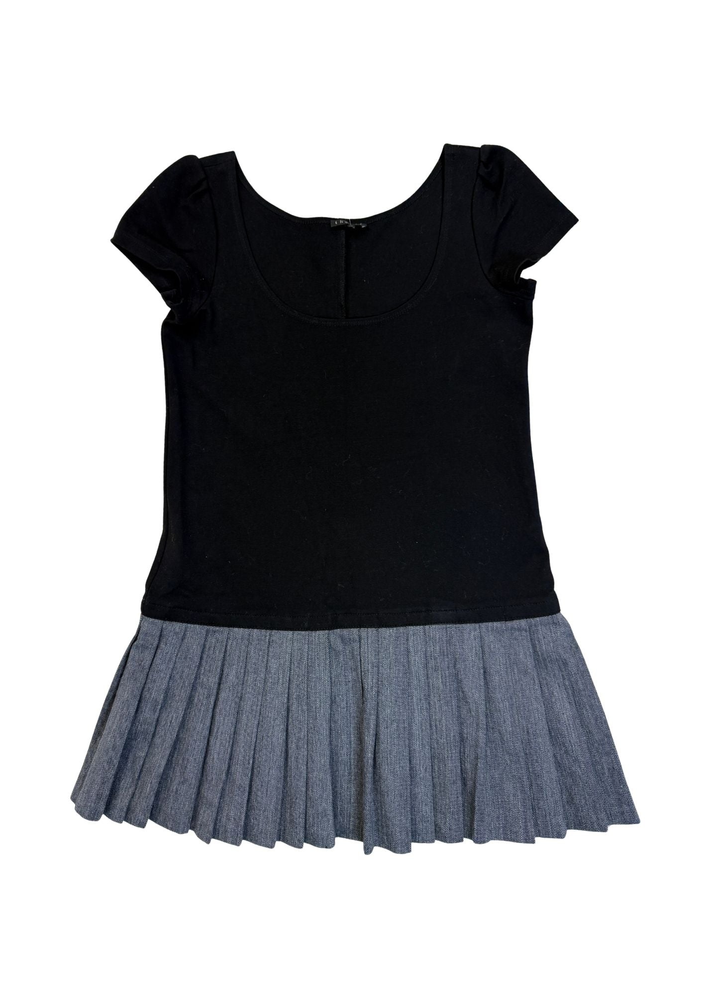 Pre-loved Black Pleated Theory Dress - Size M