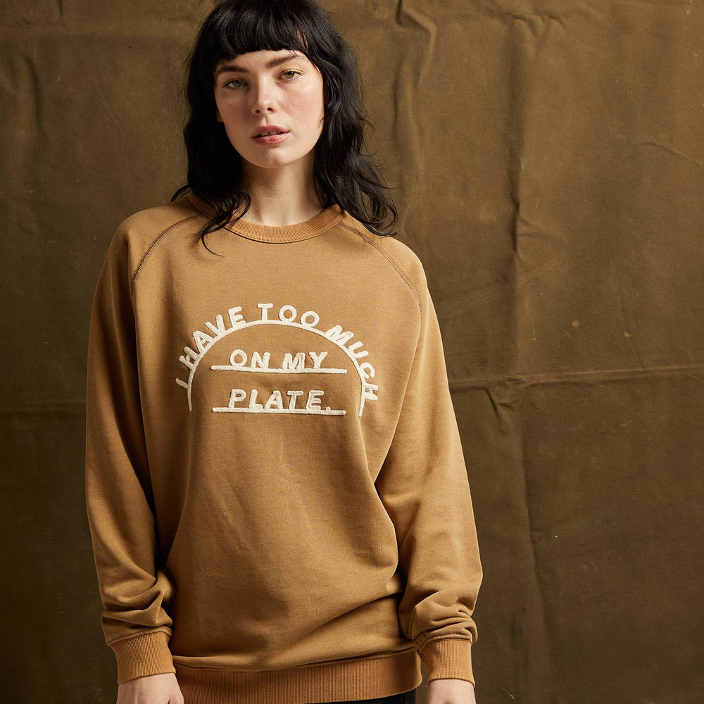 
                      
                        Too Much on My Plate Crewneck
                      
                    