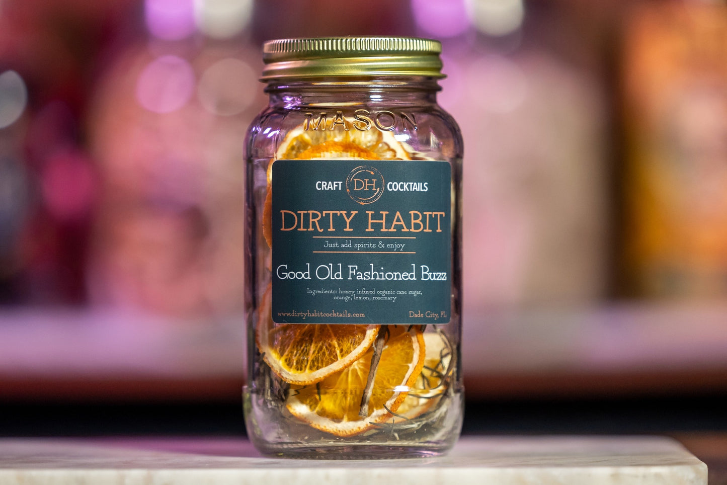 Good Old Fashioned Buzz Dirty Habit Cocktail Mix