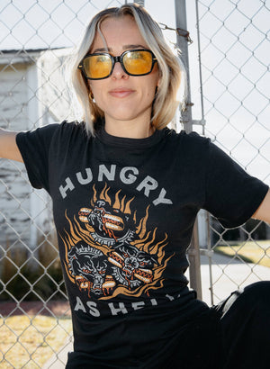Hungry as Hell Tee | Hot Dog Food T-shirt