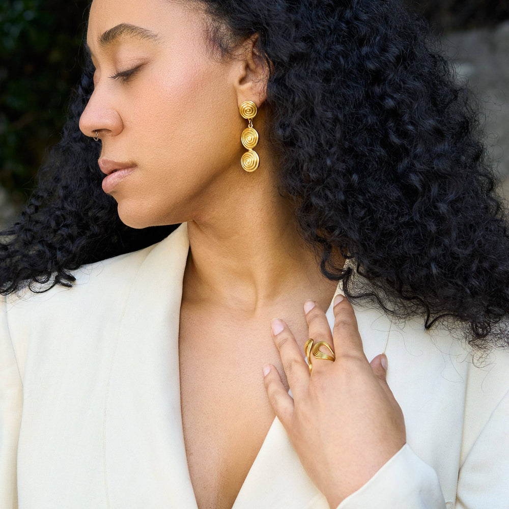 
                      
                        Opposites Attract Ring - 18K Gold Plated
                      
                    