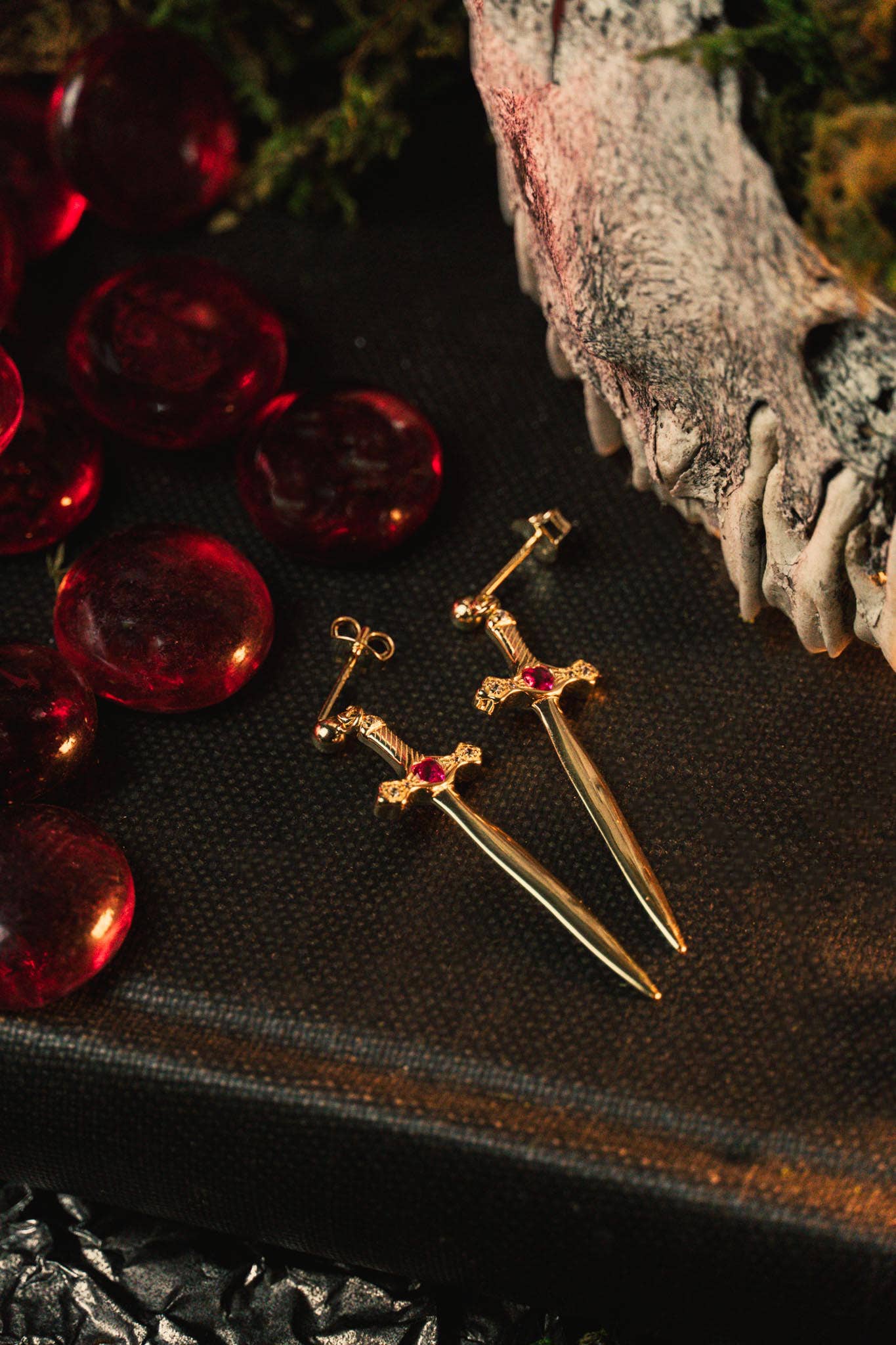 Heart & Dagger Earrings