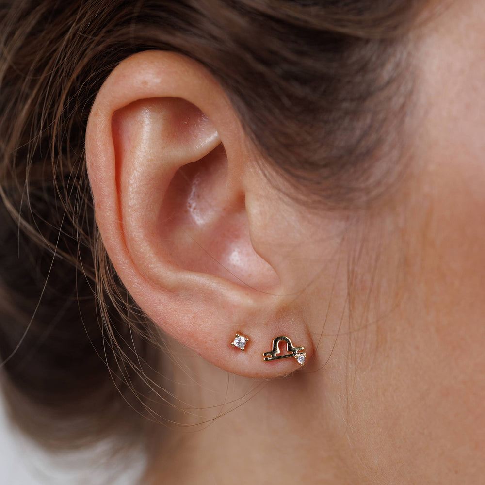 
                      
                        Zodiac Gold Earrings - Libra
                      
                    