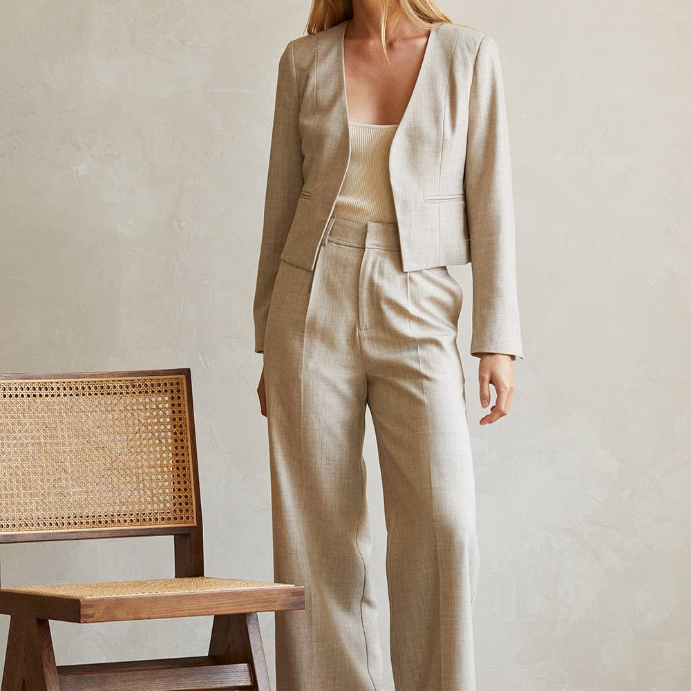 
                      
                        Luna Pleat Front Trouser
                      
                    