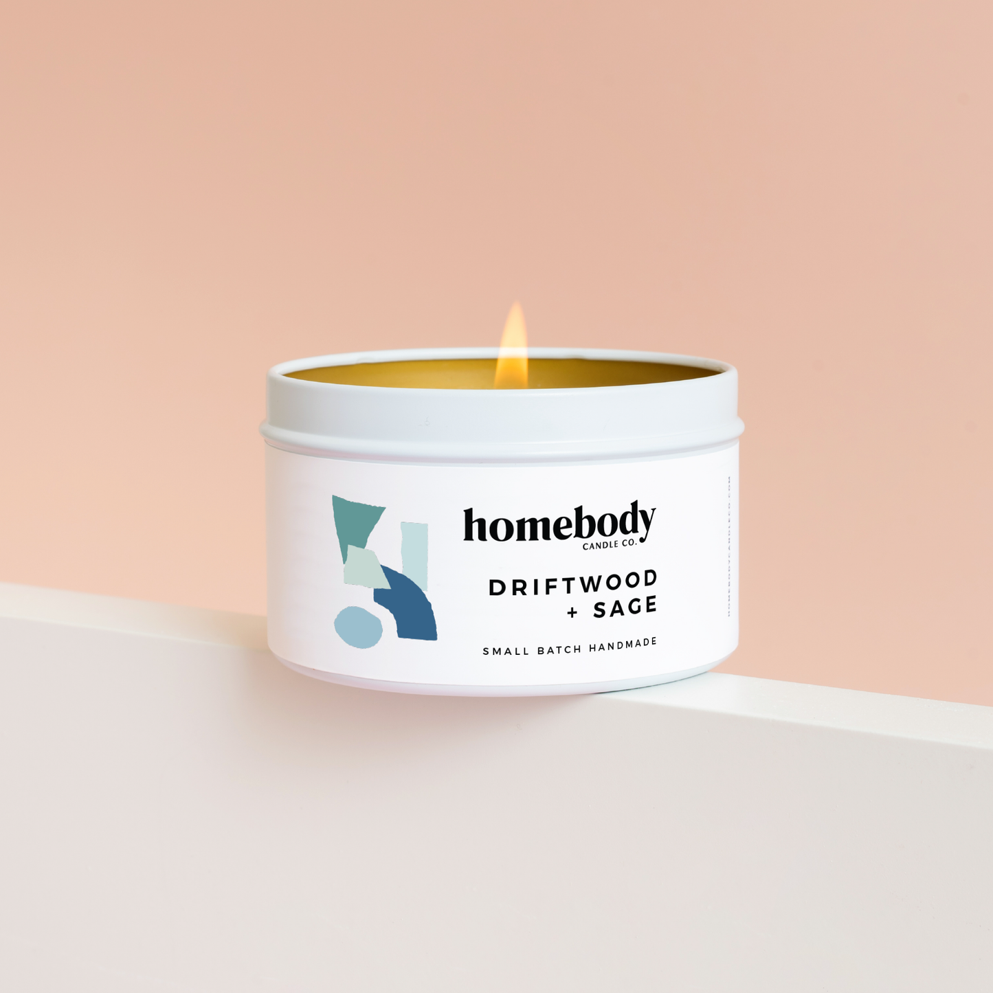 Driftwood + Sage Tin Candle