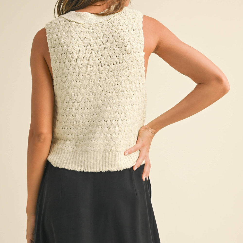 
                      
                        New Knitted Vest - Cream
                      
                    