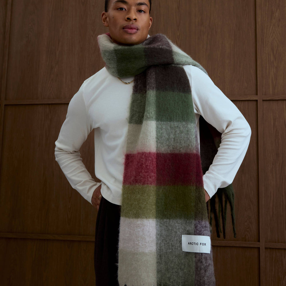 
                      
                        The Reykjavik Scarf - 100% Recycled - Mossy Green
                      
                    