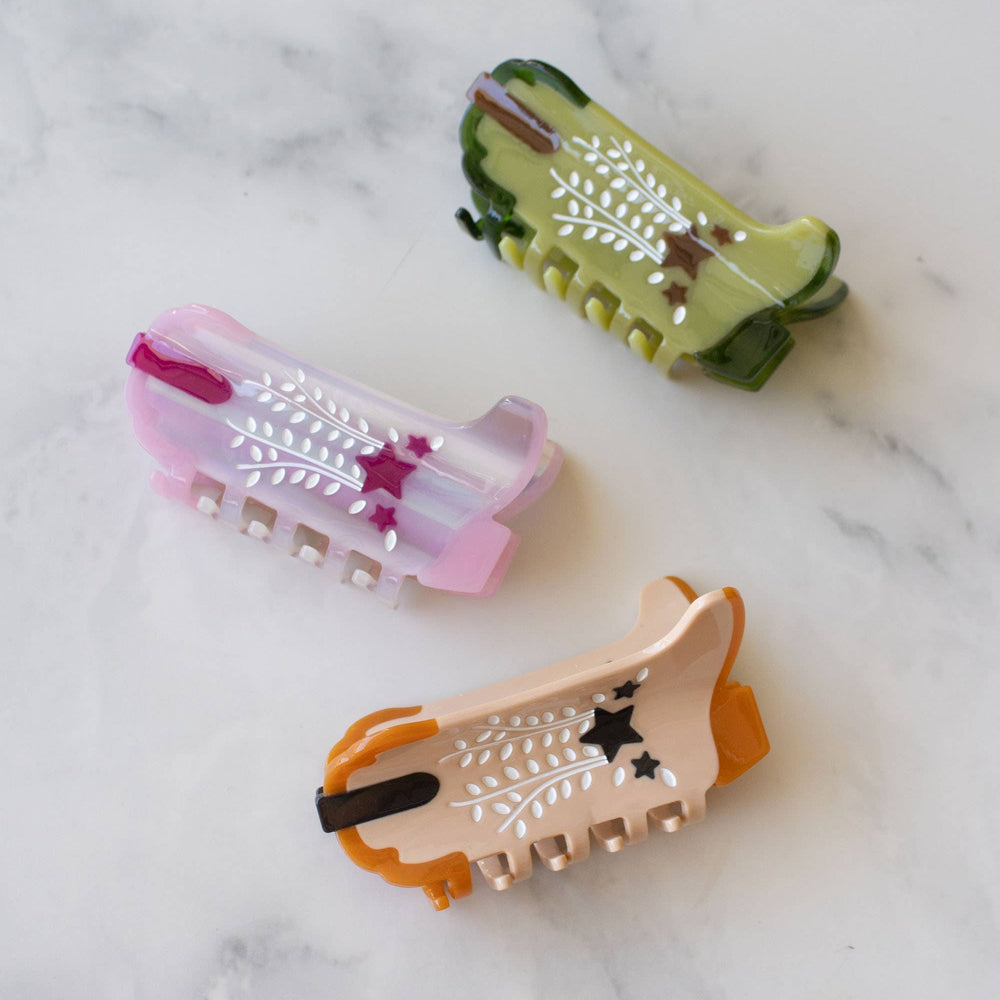 
                      
                        Eco Shooting Star Cowboy Boots Hair Claw Clip
                      
                    