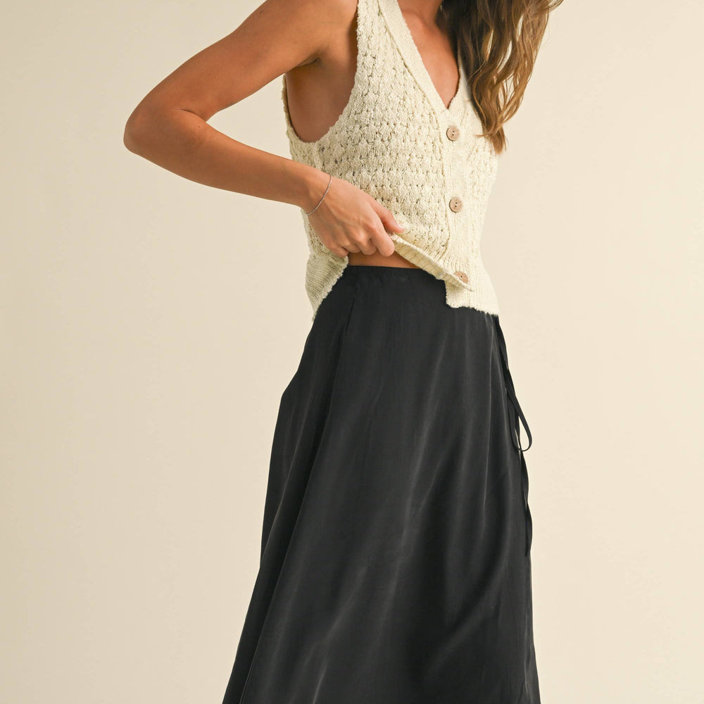 New Knitted Vest - Cream