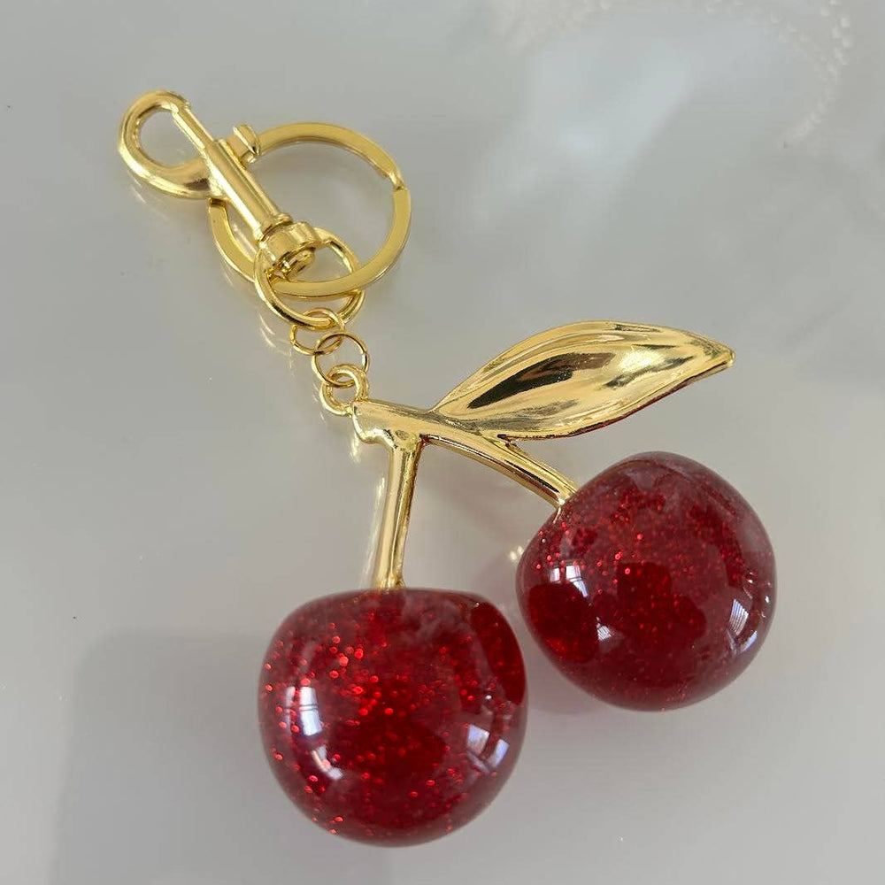 Cherry Bag Charm or Key Chain