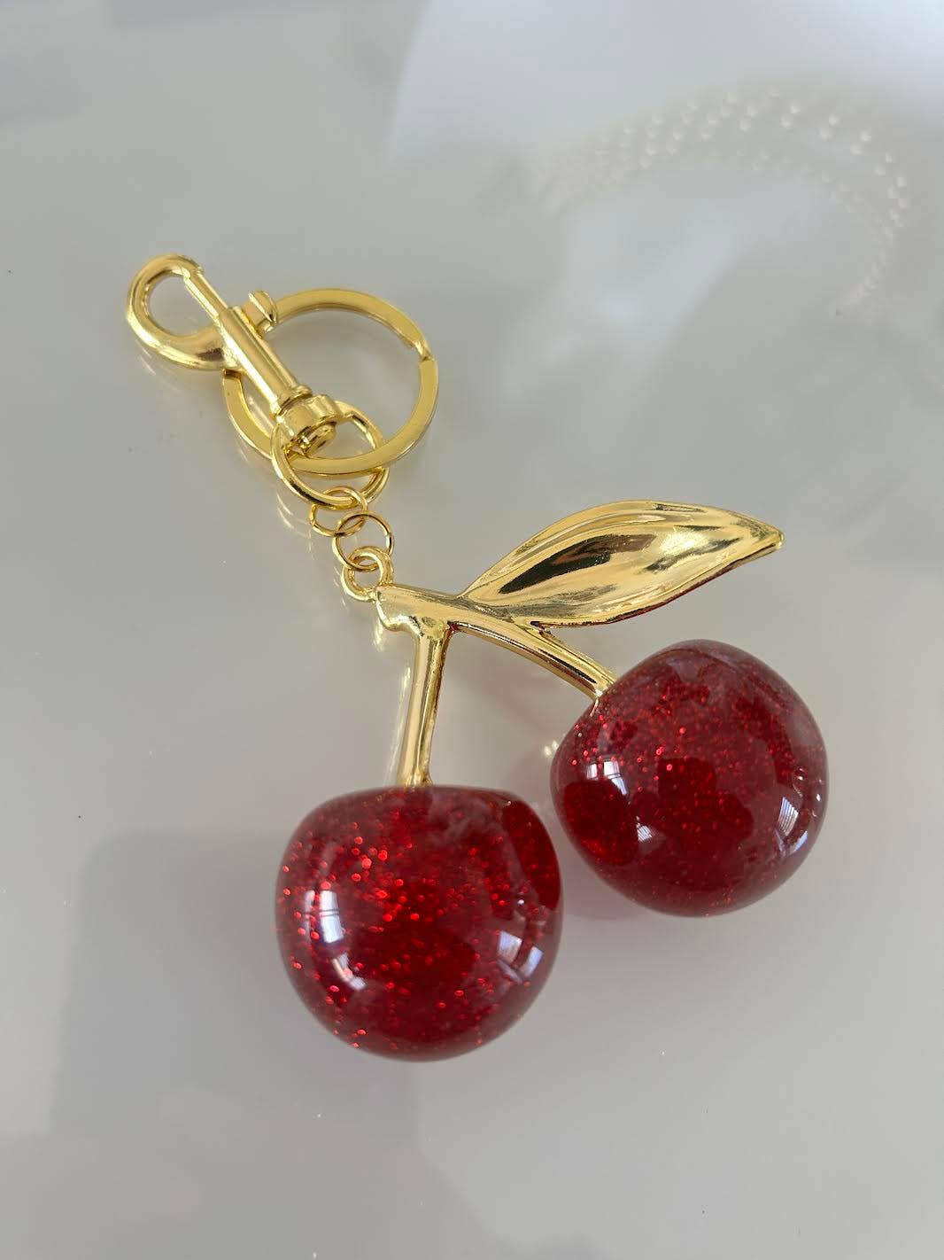Cherry Bag Charm or Key Chain