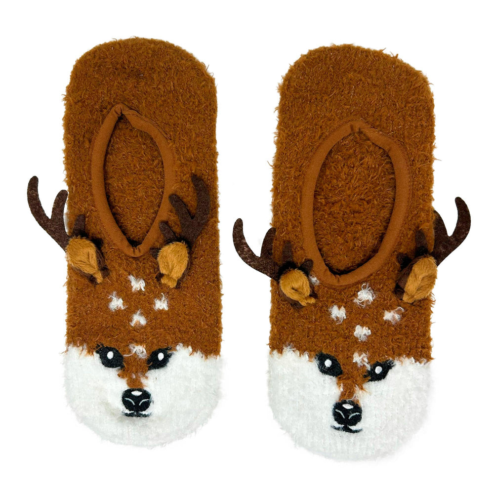 My Deer | Women's Funny Fuzzy Socks with Grippers