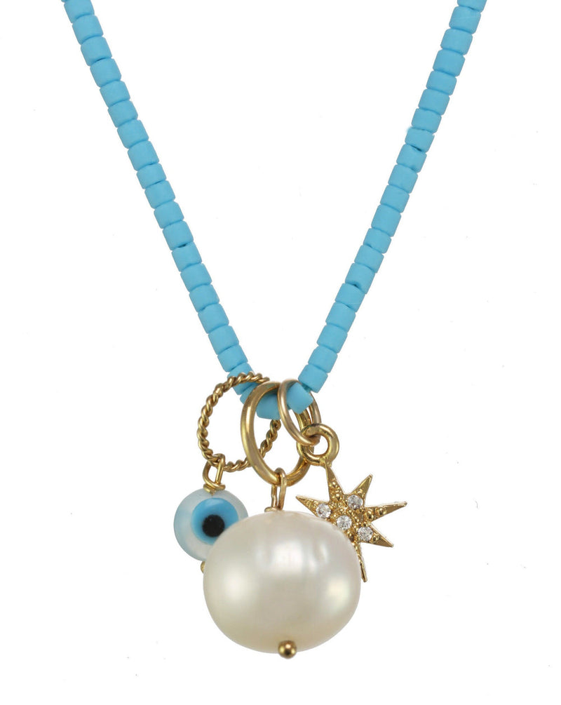 Brook Light Blue Necklace
