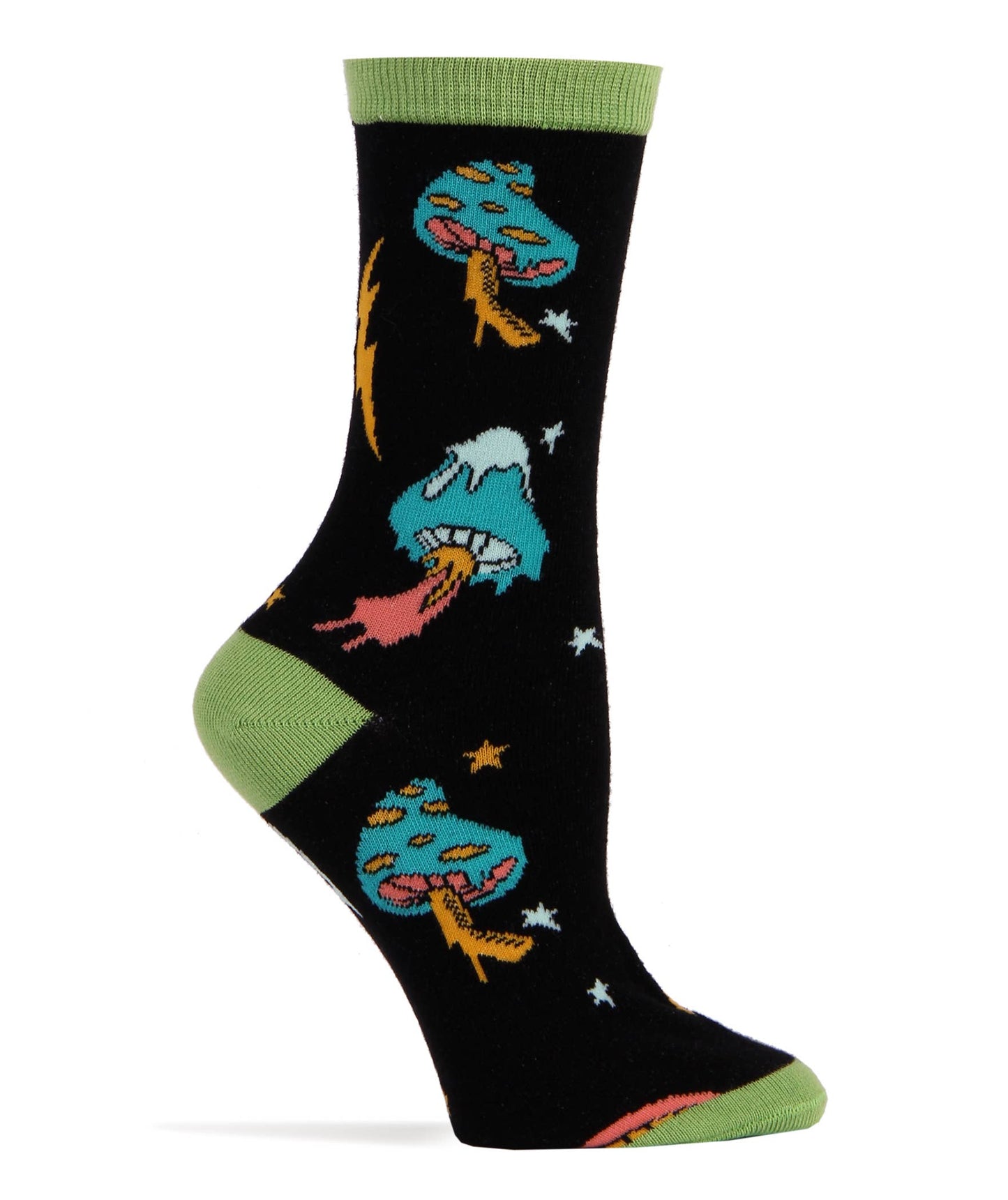 Shrooms | Women's Funny Mushroom Novelty Crew Socks