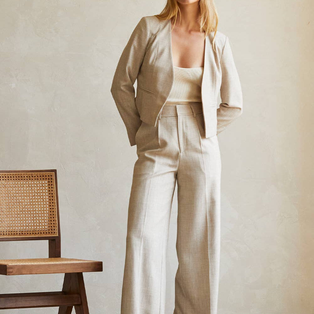 
                      
                        Luna Pleat Front Trouser
                      
                    