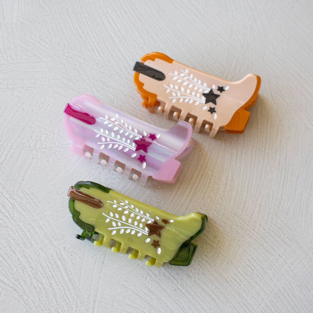 
                      
                        Eco Shooting Star Cowboy Boots Hair Claw Clip
                      
                    