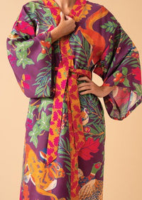 Kimono Gown in Winter Wonderland