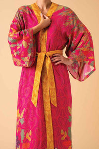Kimono Gown in Fucshia - Enchanted Evening Doe