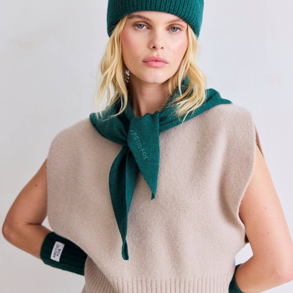 
                      
                        Merino Wool Embroidered Beanie - Alpine Fern
                      
                    