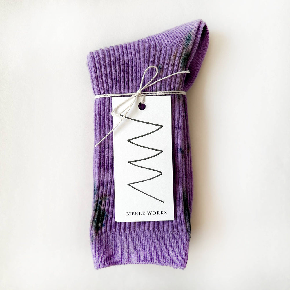 Grape Hand-dyed Dressy Socks