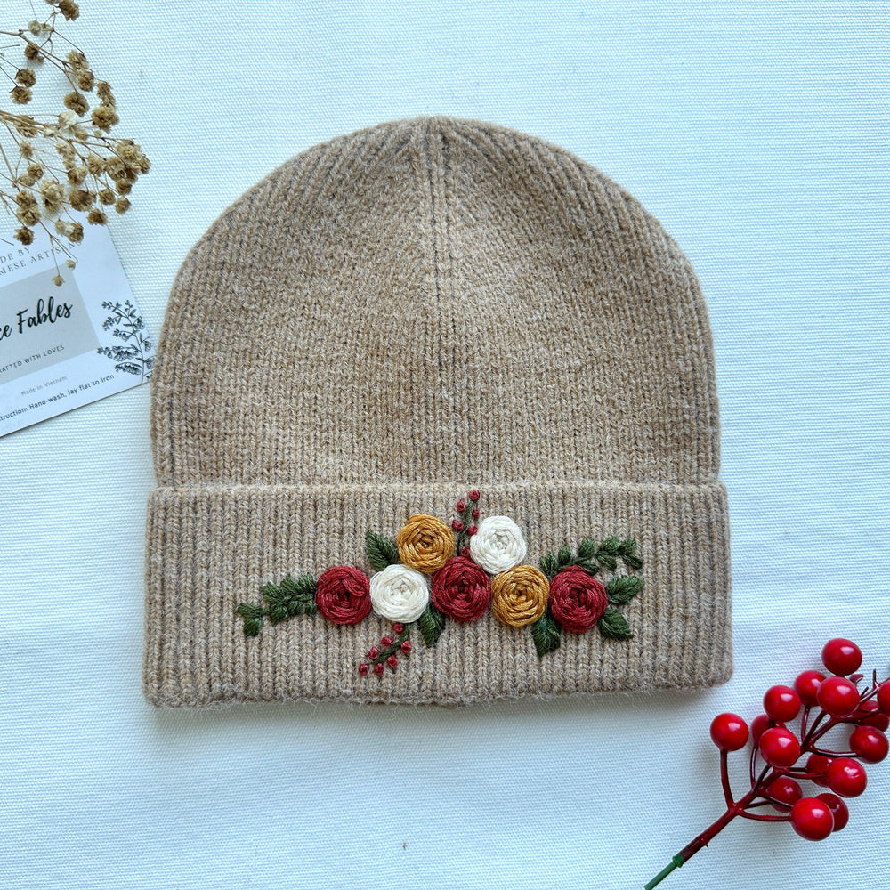 
                      
                        Hand-Embroidered Beanie
                      
                    
