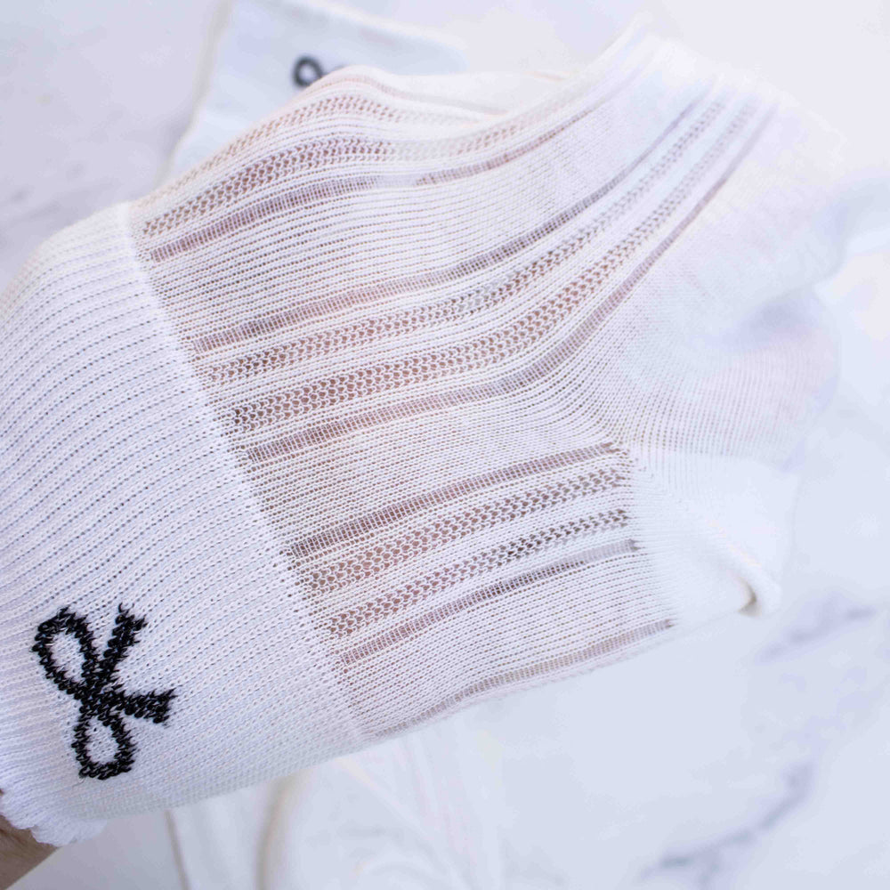 
                      
                        Women's Sheer Stripe Bow Socks
                      
                    