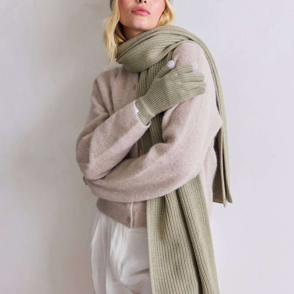 Recycled Bottle Gloves - Arctic Grey