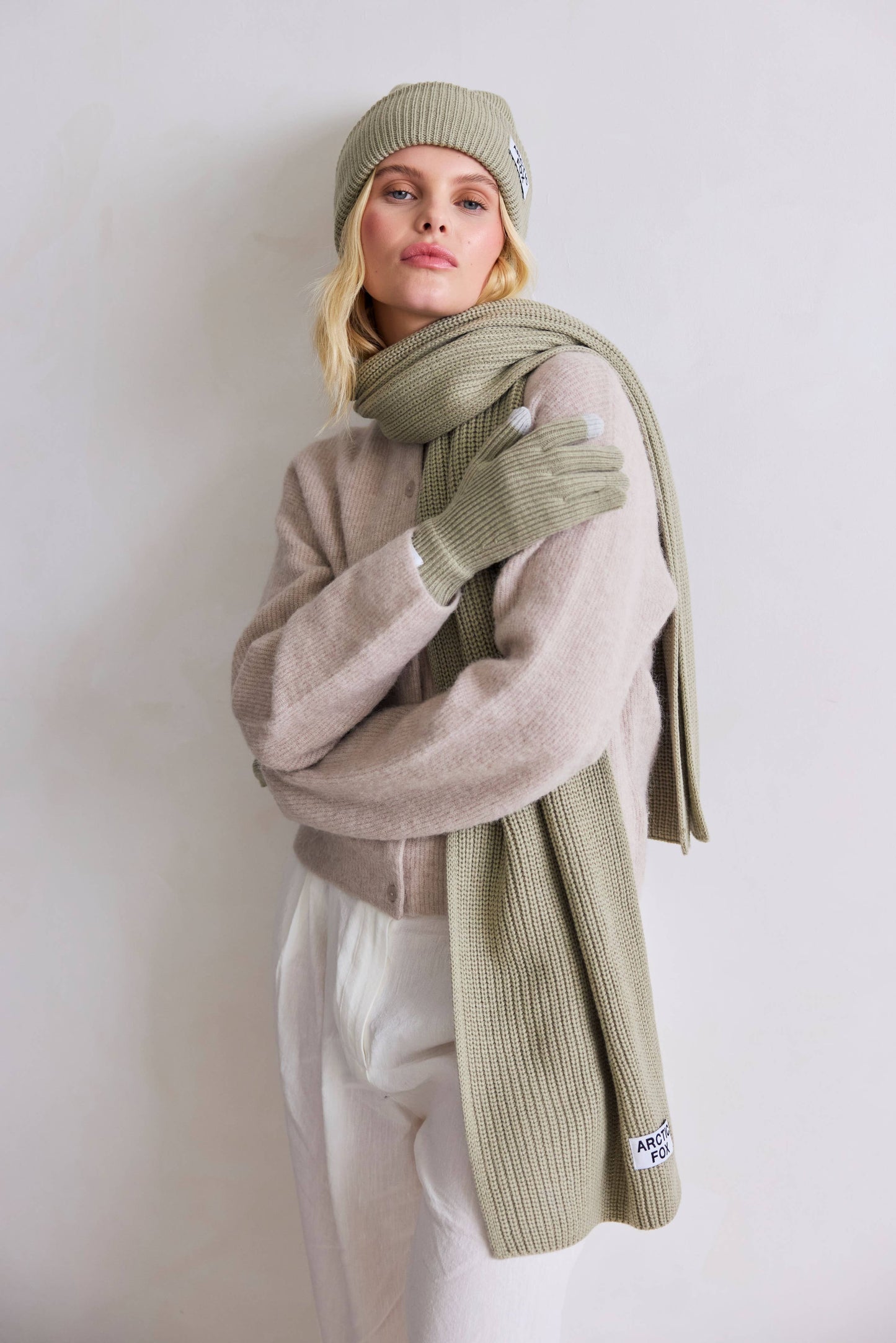 Recycled Bottle Gloves - Arctic Grey