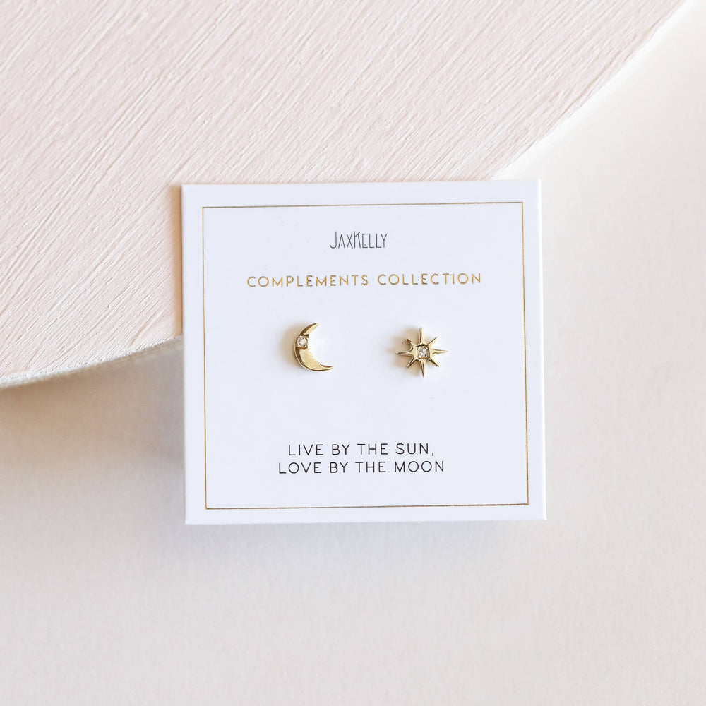 
                      
                        Complements - Sun & Moon - Gold Earrings
                      
                    