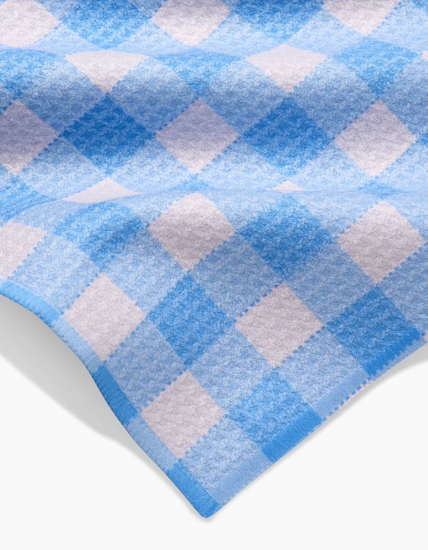 Angelic Sky Gingham Bar Towel