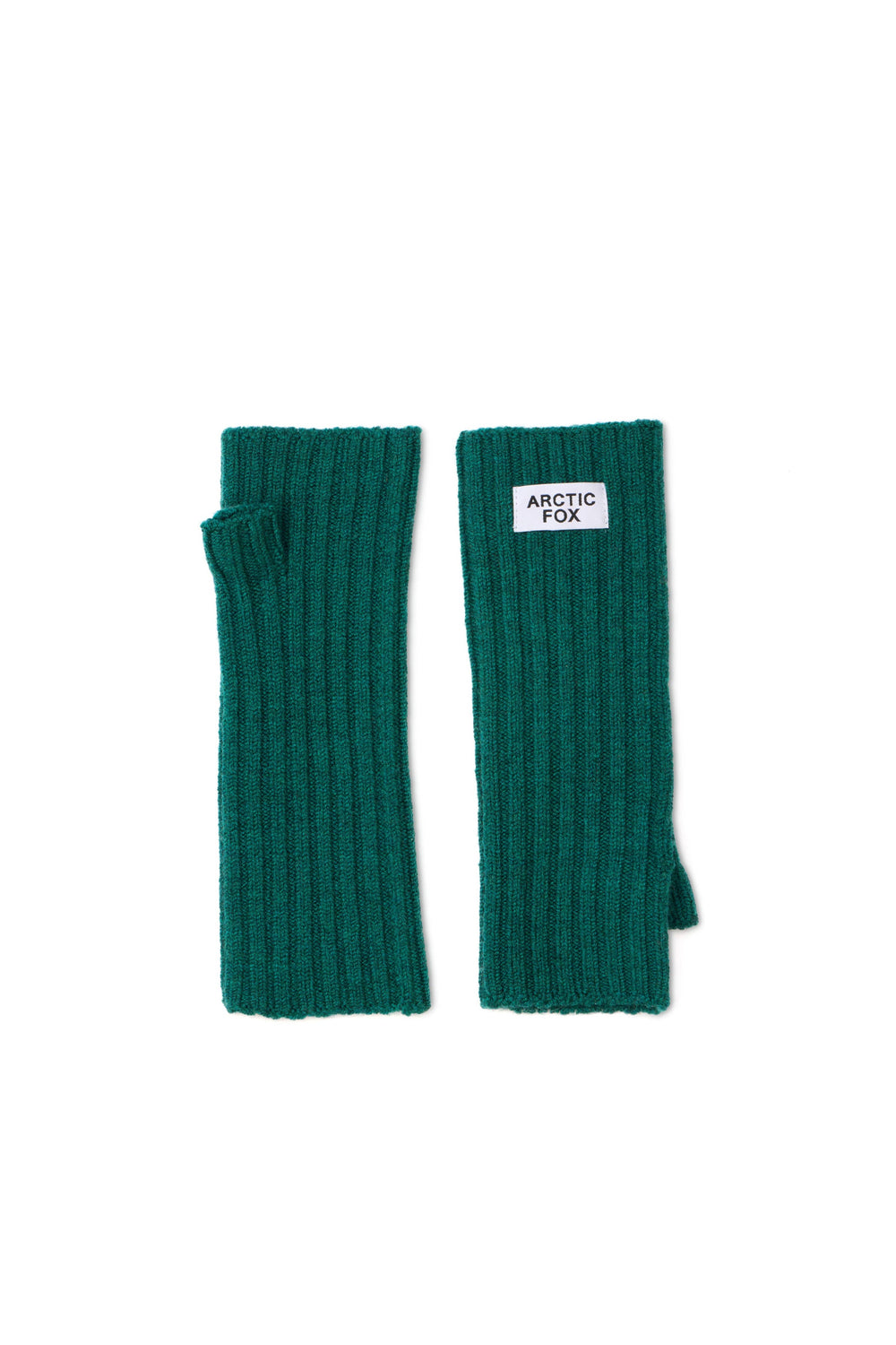 Merino Wool Fingerless Gloves - Alpine Fern