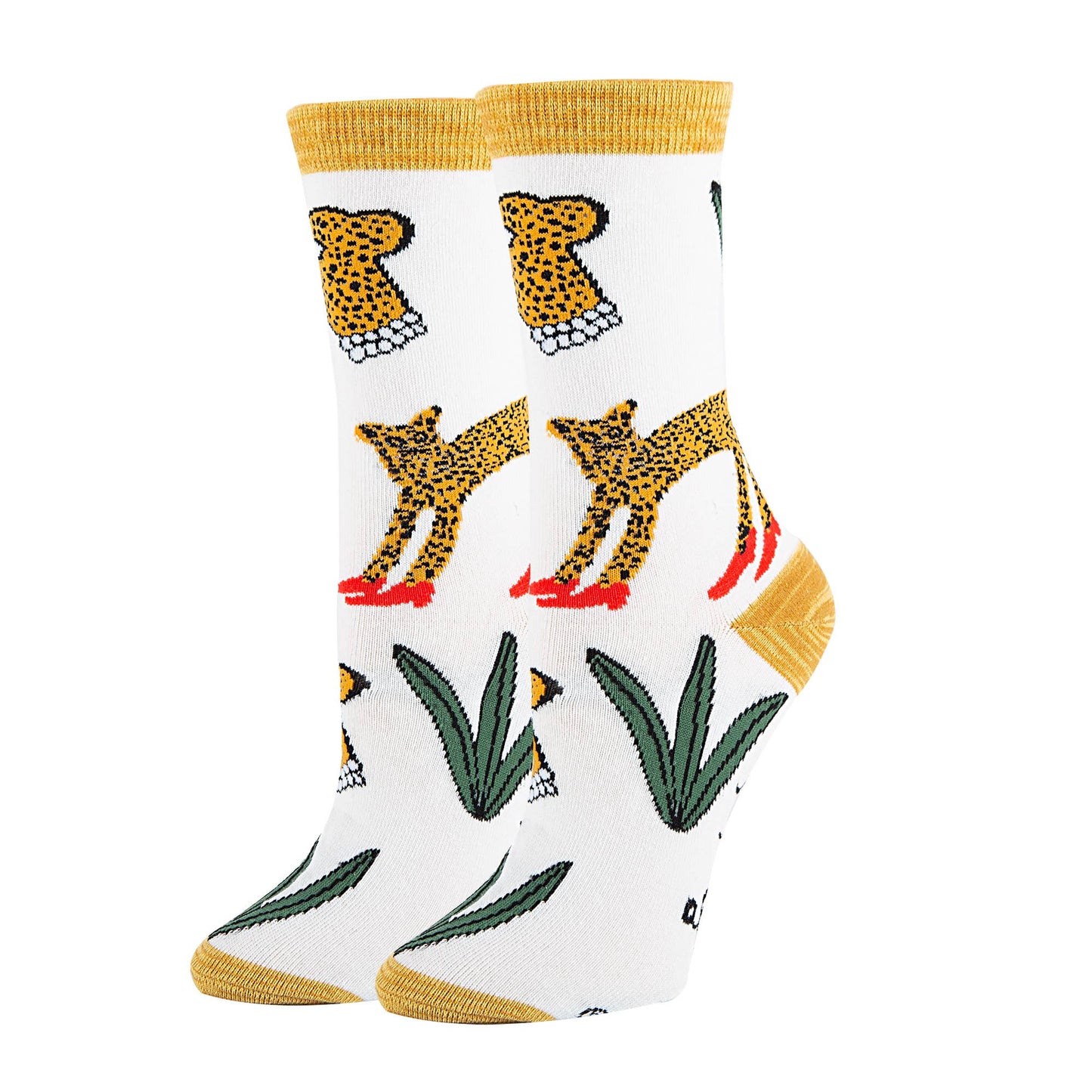 Walk Over You | Women's Premium Cotton Crew Socks