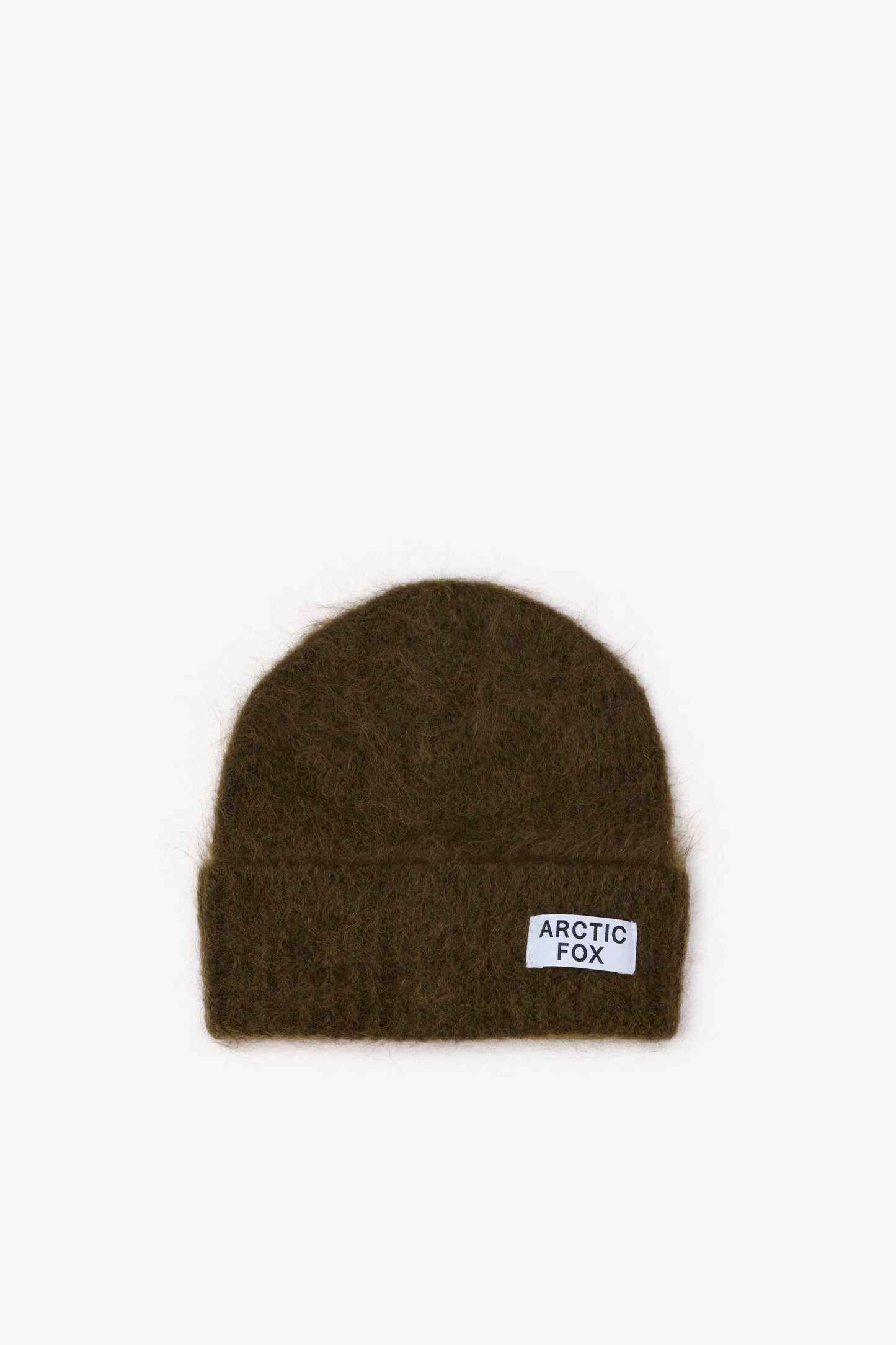 The Mohair Beanie - Khaki Green