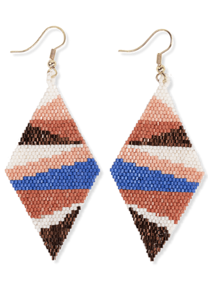 Frida Stripe Earrings - Sedona