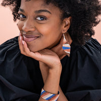 Frida Stripe Earrings - Sedona