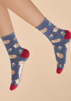Ankle Socks - Snuffling Hedgehogs