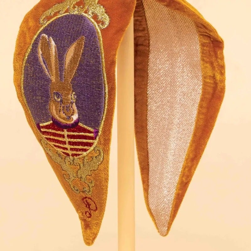 Regal Hare Velvet Headband