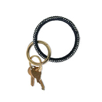 Shannon Raffia Key Ring Bracelet