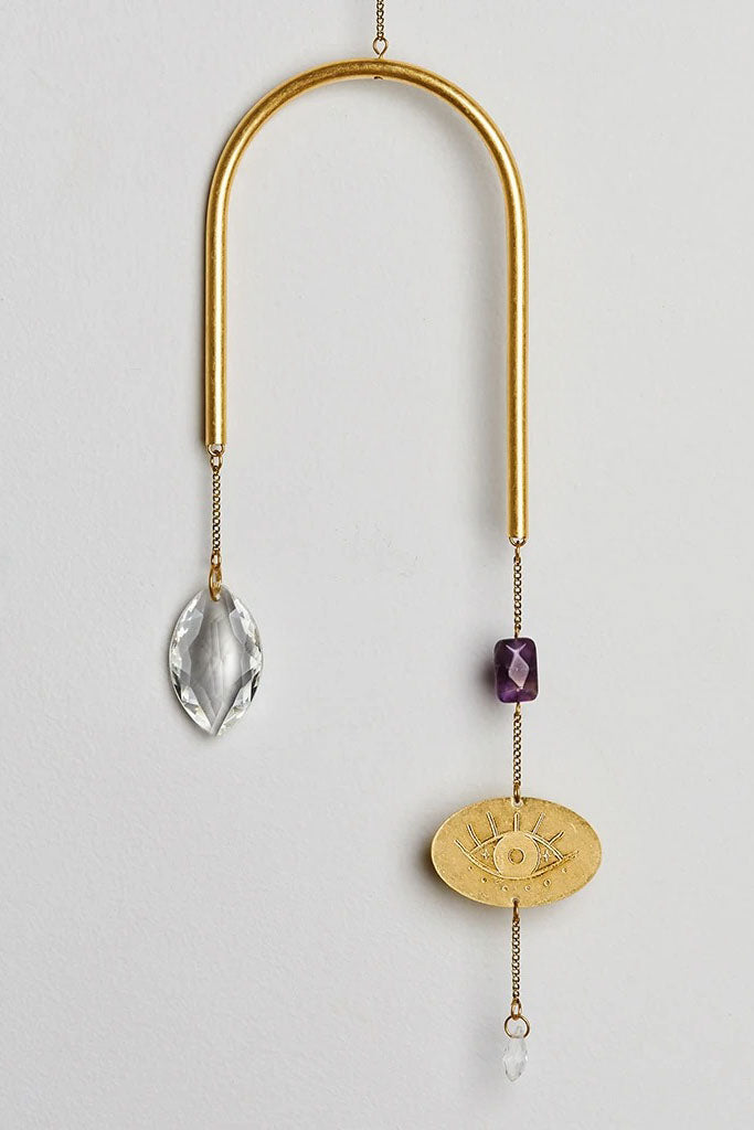 Suncatcher- Evil Eye/Amethyst