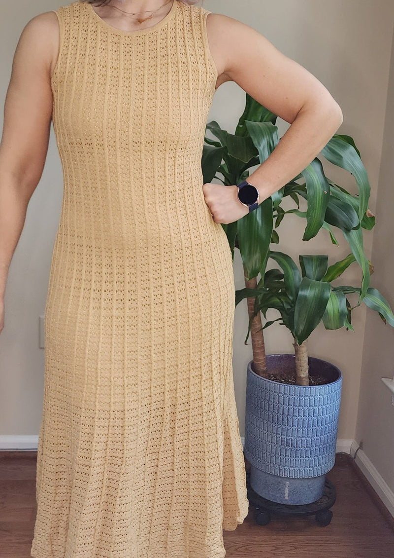 Fern Ribbed Fit Flare Dress
