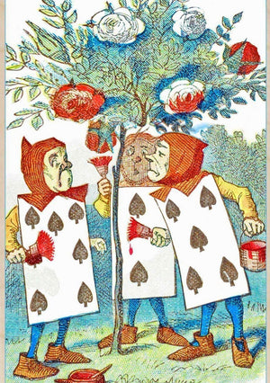 "The Playing Cards" Wooden Postcard