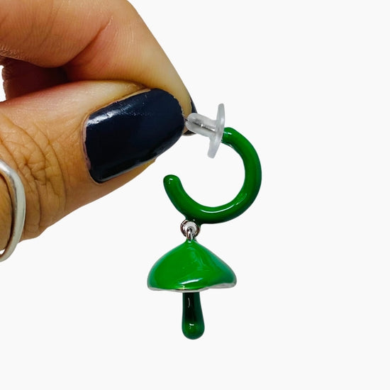 Mushrooms Earrings in Yellow