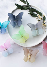 Matte Butterfly Effect Hair Claw Clip