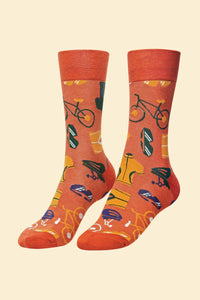 Men's Le Grand Tour Socks - Tangerine