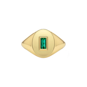Dean Statement Ring - Emerald