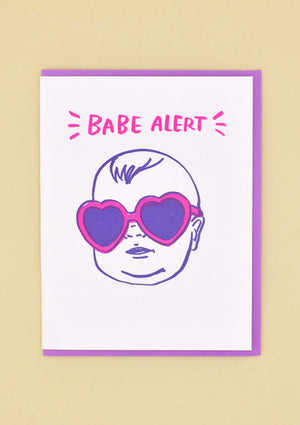 Babe Alert Card
