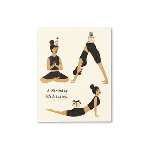 Birthday Meditation - Birthday Card